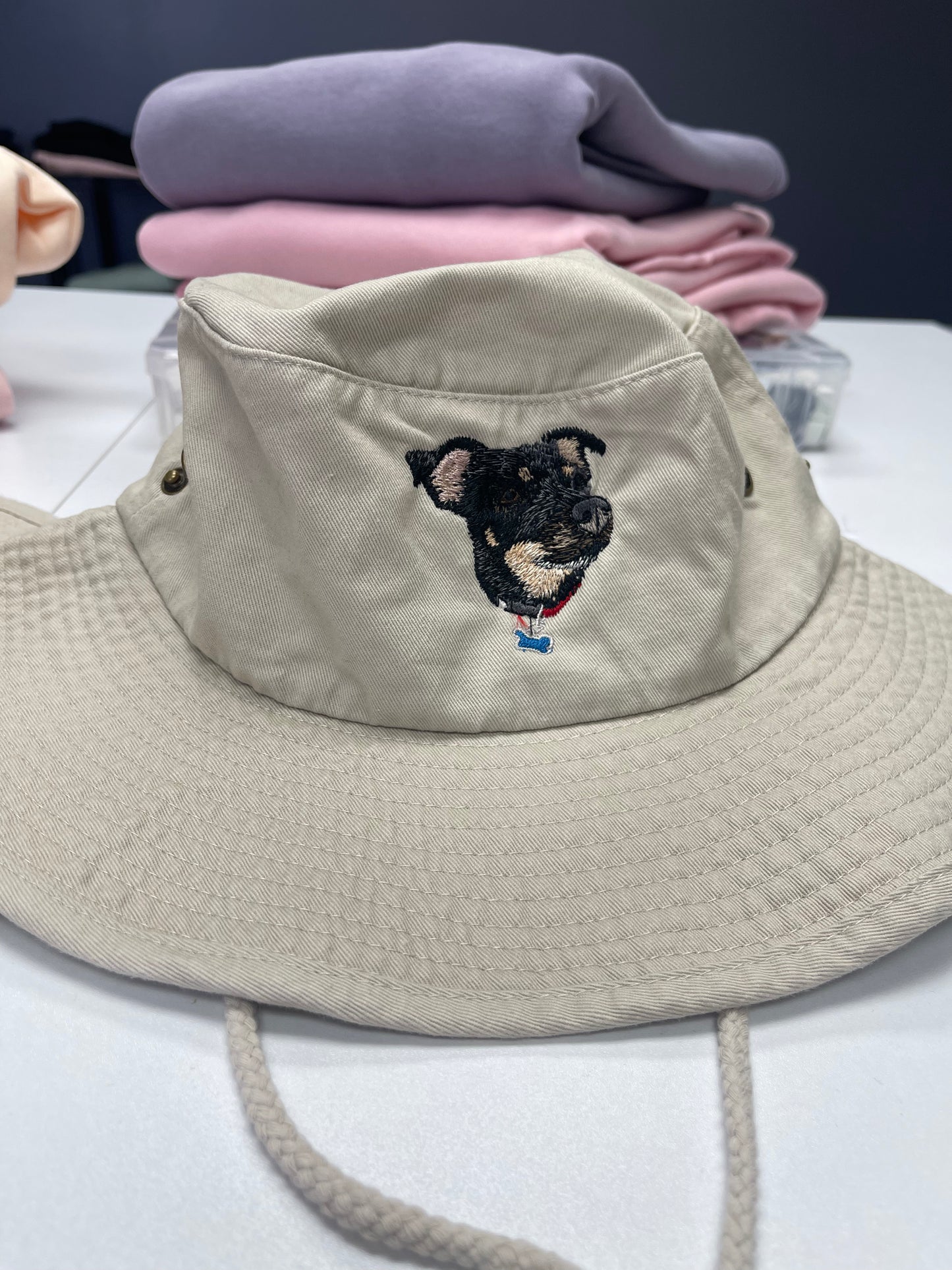 Custom Pet Embroidered Bucket Hat