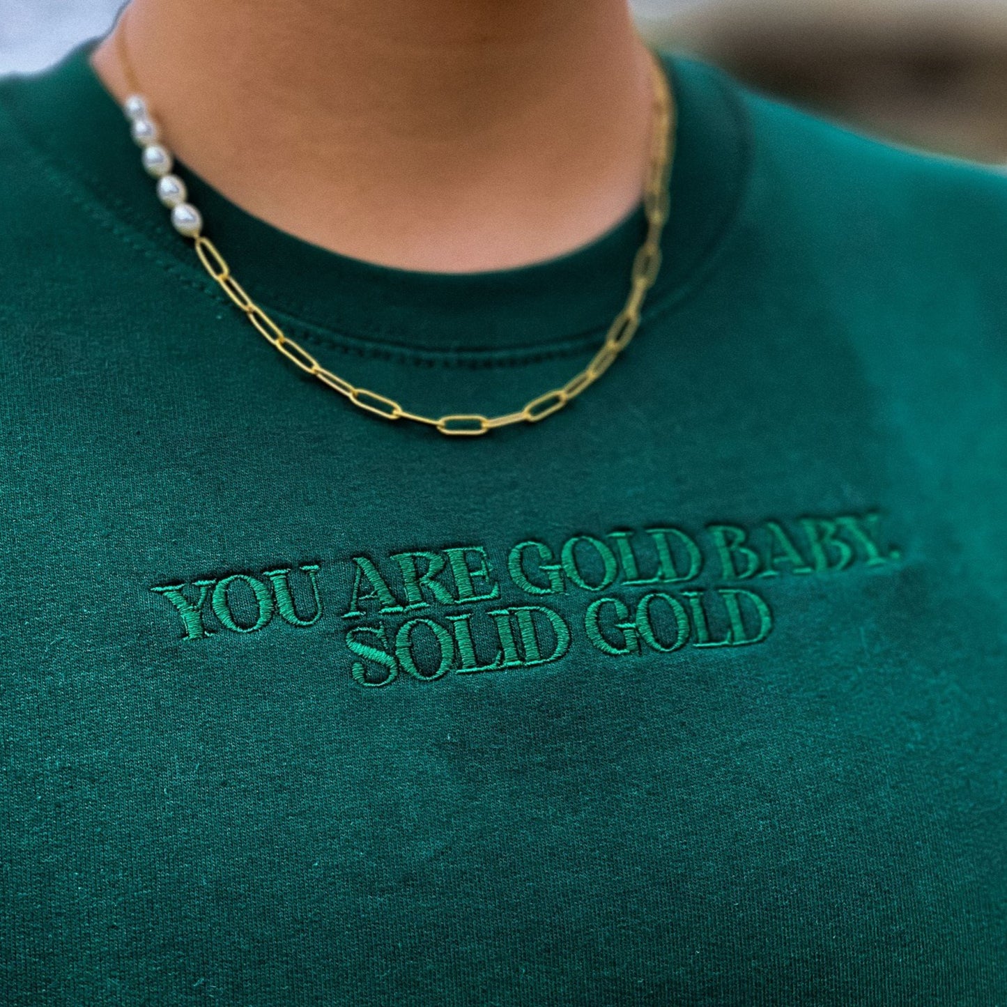 Gold Sweatshirt