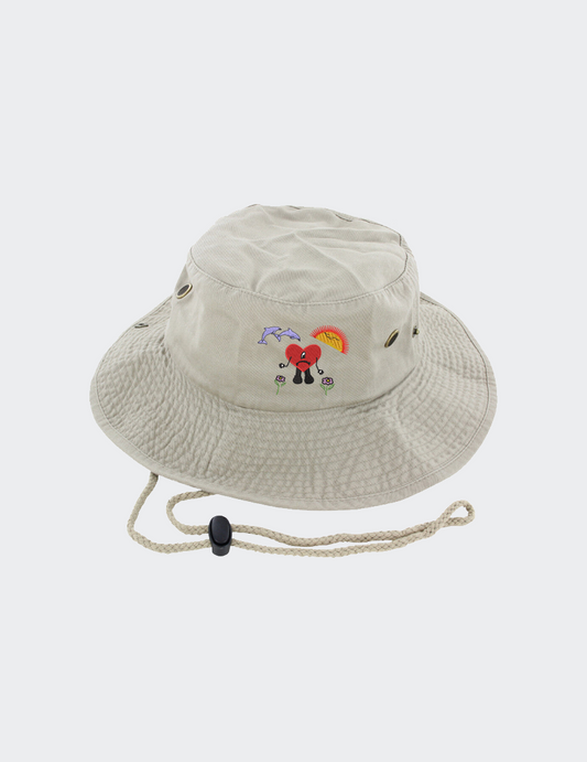 Bad Bunny Ojitos Lindos Embroidered Bucket Hat