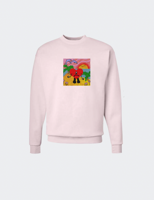 Bad Bunny Un Verano Sin Ti Embroidered Sweatshirt
