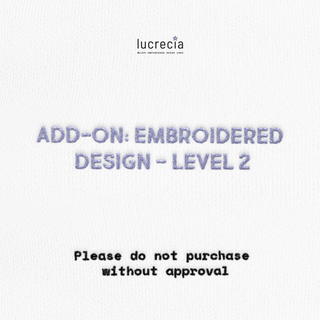 Add-on: Embroidered Design Level 2